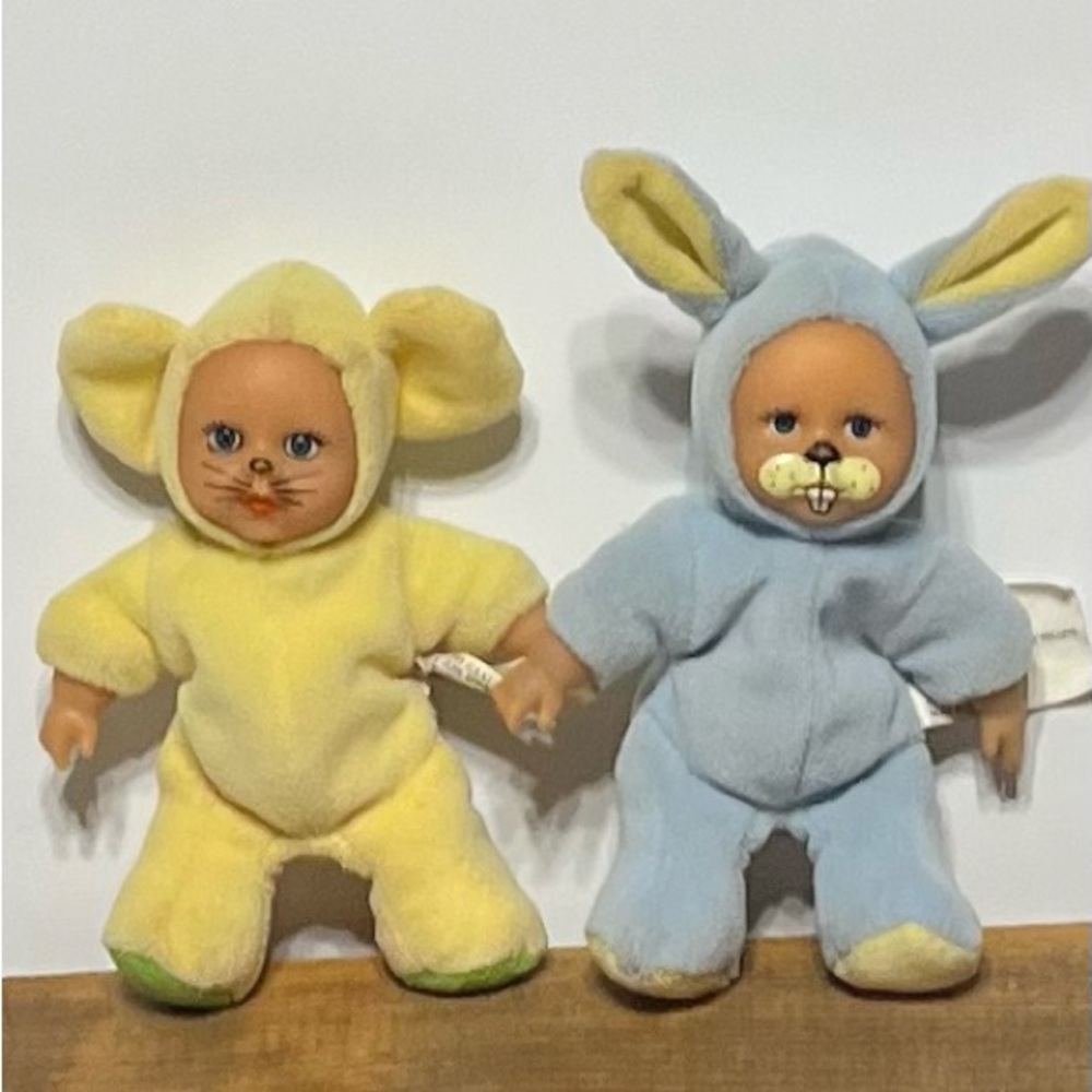 Vintage Simba Dolls in Bunny Costume